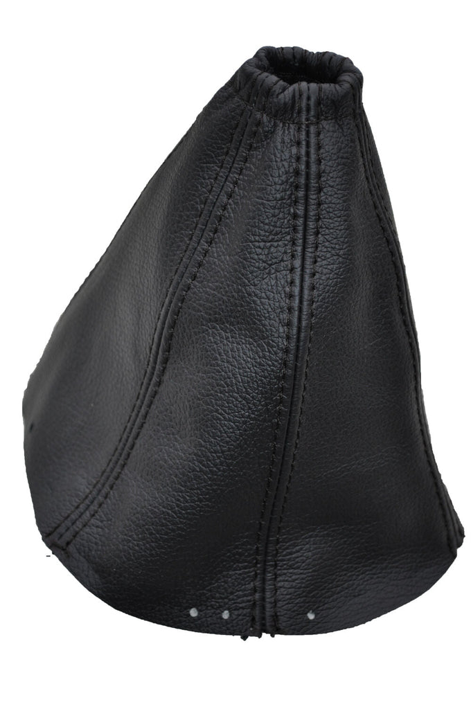 FITS FORD MONDEO Mk3 2001-2003 GAITER LEATHER BLACK DOUBLE STITCH CUSTOM NEW