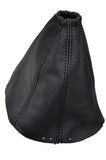 FITS FORD MONDEO Mk3 2001-2003 GAITER LEATHER BLACK DOUBLE STITCH CUSTOM NEW