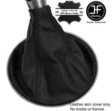 BLACK & BLACK LEATHER 5 SPEED MANUAL GEAR GAITER FOR SUBARU OUTBACK 2008-2014