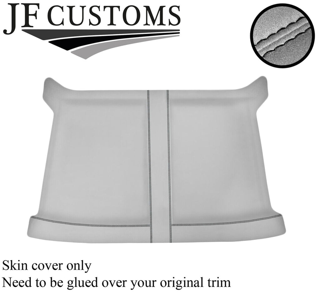 BLACK STITCH REAR ROOF LINING L GREY SUEDE COVER FITS DEFENDER 90 07-15