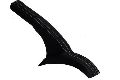 FITS TOYOTA SCION TC 05-10 E BRAKE BOOT LEATHER Grey stitch CUSTOM NEW