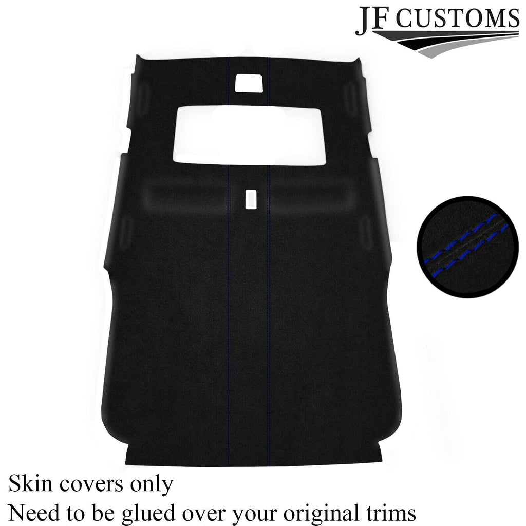 R BLUE STITCH LUXE SUEDE HEADLINER COVER FOR LAND ROVER FREELANDER 1 97-06 5DR