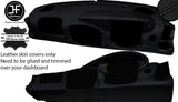 BLACK STITCH DASH DASHBOARD LEATHER COVER FOR PORSCHE CARRERA 911 996 97-00