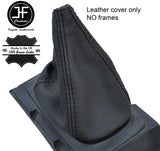BLACK STITCH REAL LEATHER GEAR GAITER RUBBER REPLACEMENT FOR SUZUKI SWIFT 97-03