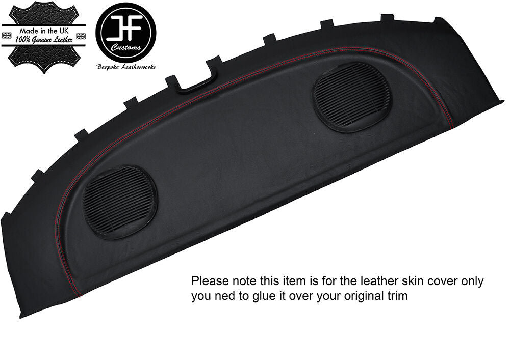 RED STITCH REAR PARCEL SHELF LEATHER COVER FITS NISSAN S14 200SX 1994-1999