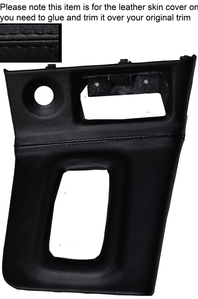 BLACK STITCH AUTO AUTOMATIC GEAR SURROUND SKIN COVER FITS NISSAN SKYLINE R33