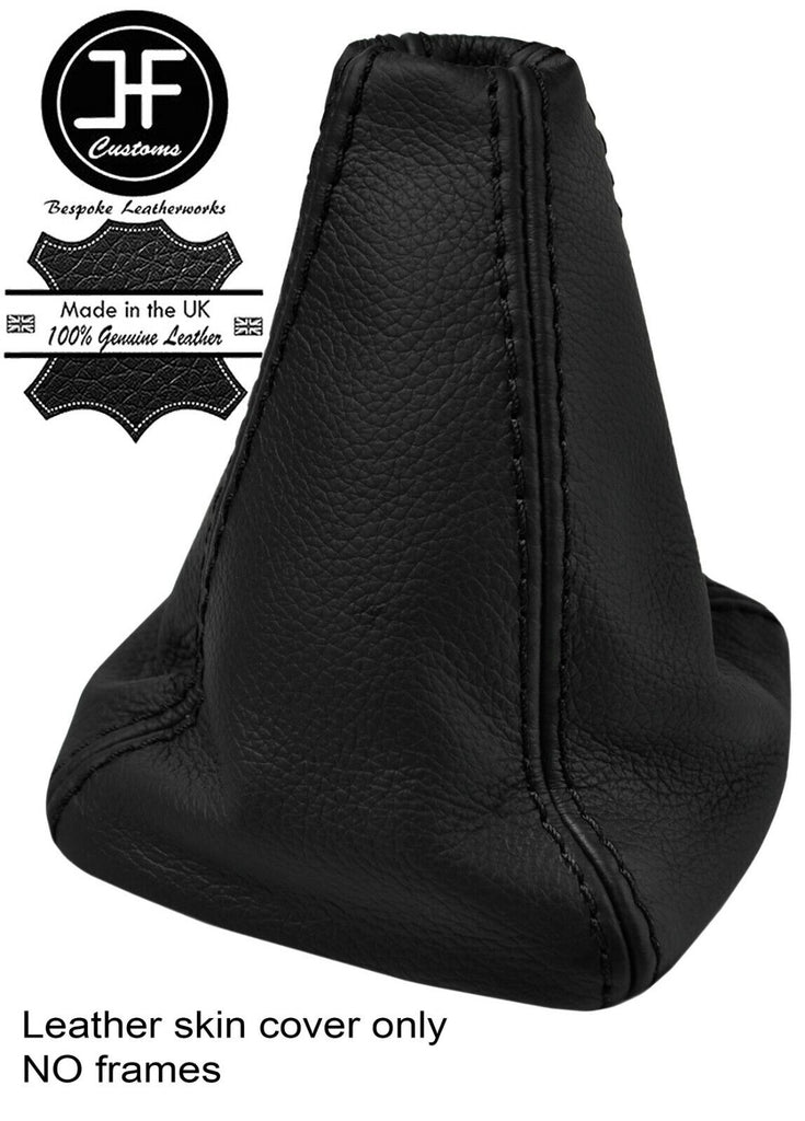 BLACK STITCH REAL LEATHER MANUAL GEAR GAITER FOR MERCEDES VITO W447 14-19