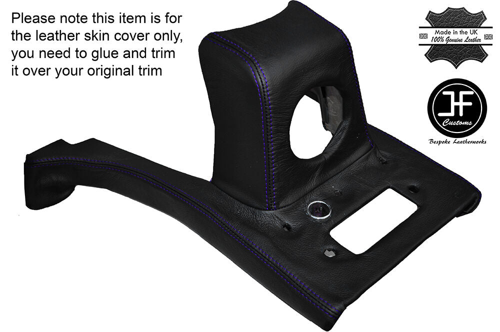 PURPLE STITCH CENTRE DASH TRIM LEATHER SKIN COVER FITS TRIUMPH TR4A TR4 A 65?67