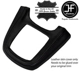 BLACK & BLACK LEATHER MANUAL GEAR SURROUND COVER  FOR FORD FIESTA MK8 2008-2013