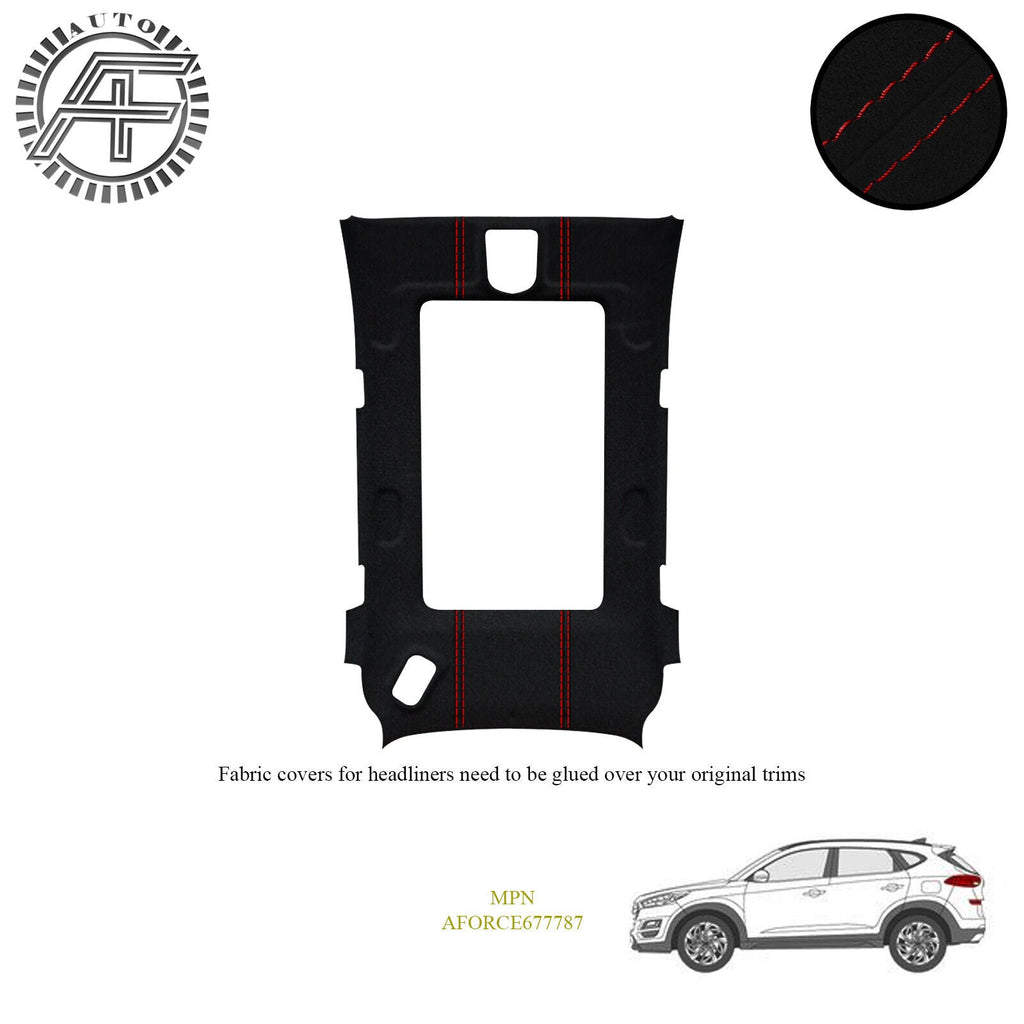 LUXE SUEDE HEADLINER COVER FITS HYUNDAI TUCSON MK3 5 DOOR SUV 2015-2021
