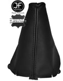 BLACK LEATHER MANUAL GEAR GAITER FITS AUDI Q5 TDI TFSI QUATTRO 2008-2015