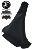 BLACK STITCH 5 SPEED MANUAL LEATHER GEAR GAITER FITS CITROEN C3 PICASSO 09-15