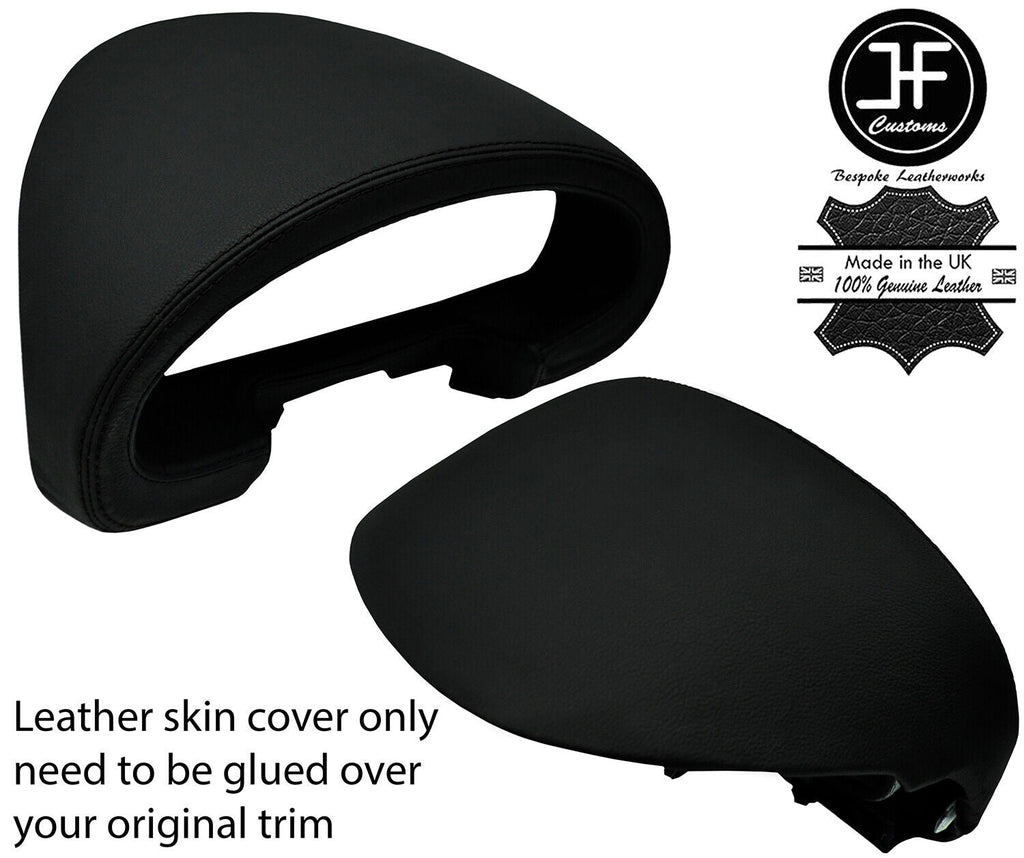 BLACK STITCH SPEEDO GAUGE HOOD LEATHER COVER FOR MAZDA MX5 MK1 MIATA JF1