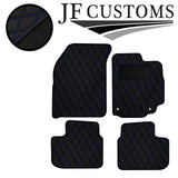 BLUE DIAMOND STITCH VINYL 4X TAILORED FLOOR CARPETS FOR SUZUKI SX4 MK1 06-13 JF1