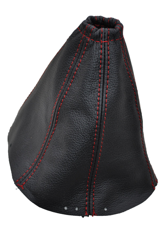 FITS FORD MONDEO Mk3 2001-2003 GAITER LEATHER RED DOUBLE STITCH CUSTOM NEW