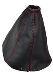 FITS FORD MONDEO Mk3 2001-2003 GAITER LEATHER RED DOUBLE STITCH CUSTOM NEW