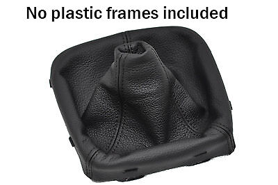 BLACK STITCHING FITS FORD C MAX C- MAX FL 2007-2010 LEATHER GEAR GAITER