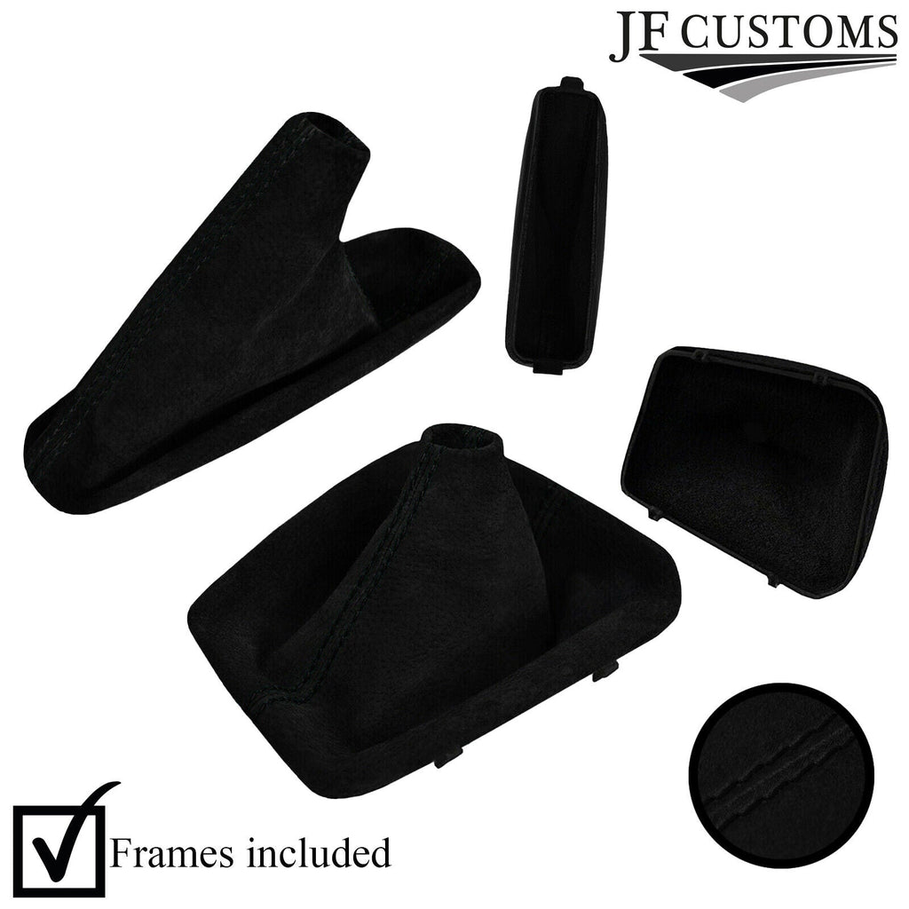 BLACK STITCH SUEDE GEAR & HANDBRAKE + FRAME FITS 3 SERIES BMW E36 E46 91-05