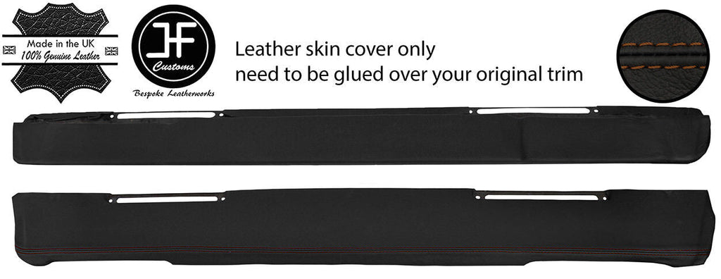 BROWN STITCH TOP DASHBOARD LEATHER COVER FOR LAND ROVER SERIES 2 2A 3 STYLE 2