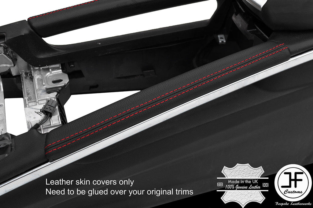 RED STITCH 2X CONSOLE TRIM COVERS FOR MERCEDES ML CLASS W164 05-11 STYLE 2