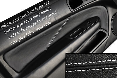 WHITE STITCH FITS NISSAN 200 SX S14 93-99 2 X DOOR CARD TRIM COVERS ONLY