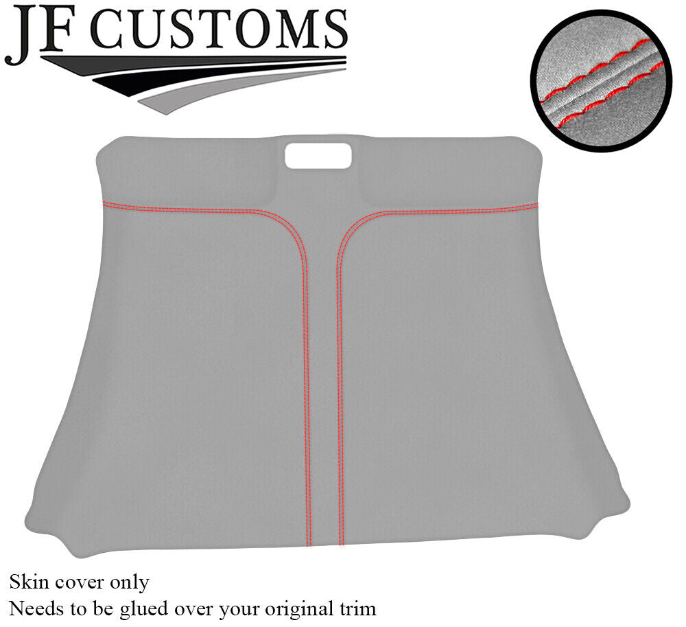 RED STITCH ROOF HEADLINING LINER LIGHT GREY LUXE COVER FOR TOYOTA SUPRA MK4