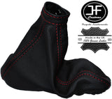 RED STITCH LEATHER HANDBRAKE GAITER FITS ALFA ROMEO MITO 2008-2015 CUSTOM NEW