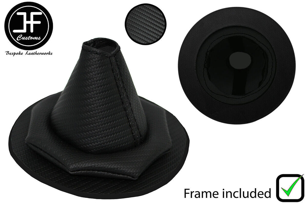BLACK STITCH CARBON VINYL GEAR GAITER+PLASTIC FRAME FOR POLARIS SLINGSHOT 15-19