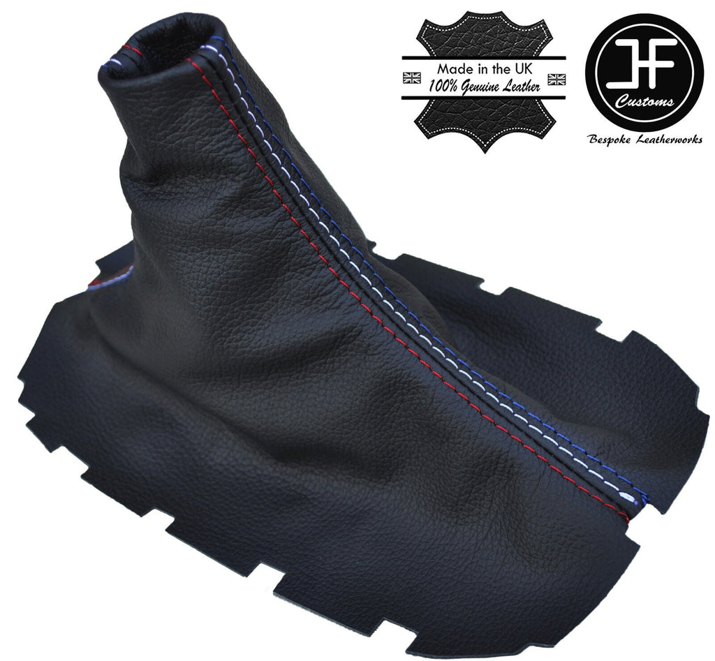 TRI COLOUR STITCH FOR FORD MUSTANG 05-2010 MANUAL LEATHER SHIFT BOOT GEAR GAITER