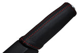 red stitching FITS AUDI A4 B7 2005-2007 LEATHER HANDBRAKE HANDLE COVER ONLY