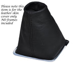 BLACK STITCH FITS CITROEN C5 MK2 2008-2013 AUTOMATIC GEAR GAITER LEATHER