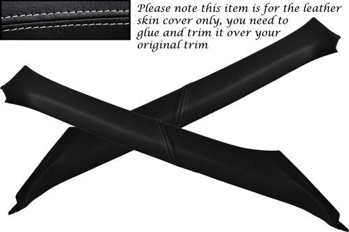 GREY STITCH FITS HONDA PRELUDE 92-96 4TH GEN 2X WINDSCREEN A PILLAR LTHR COVERS