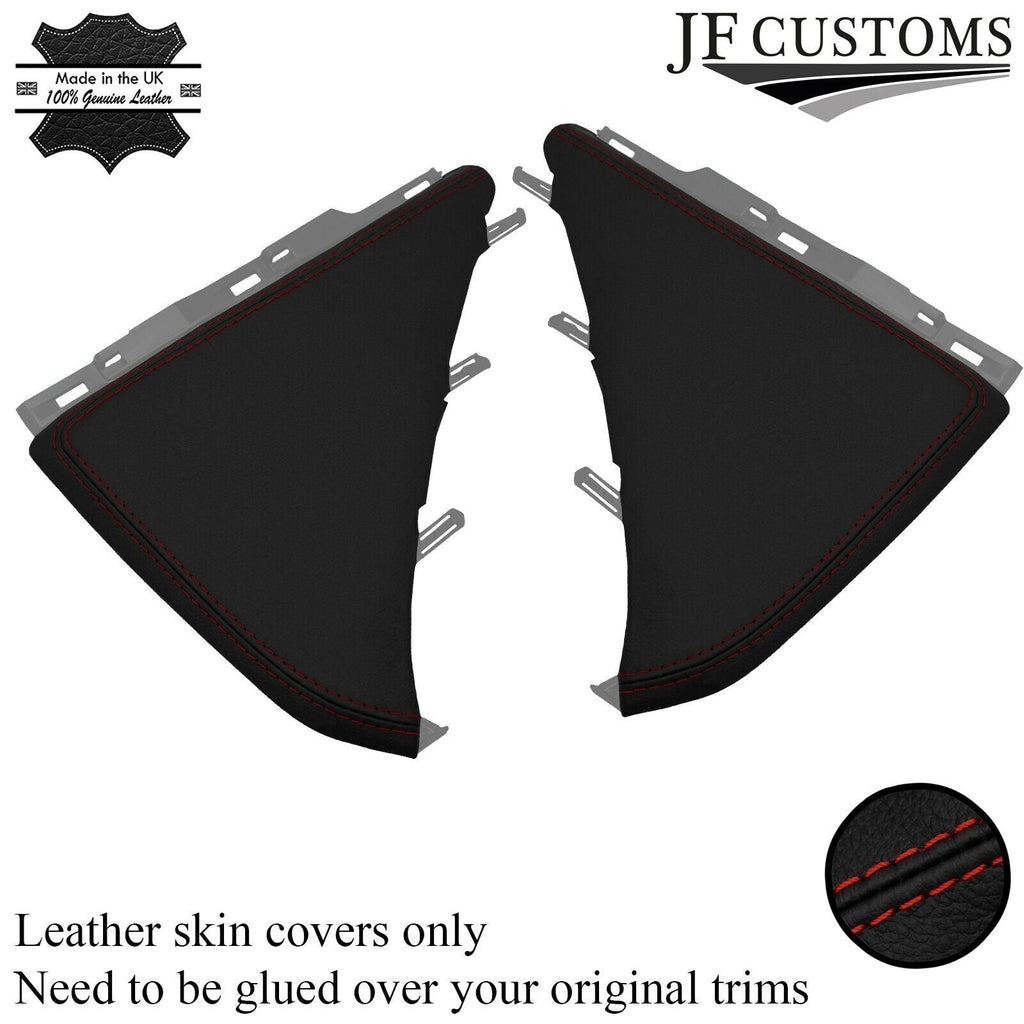 D RED STITCH 2X CONSOLE SIDE COVERS FOR SCION FRS SUBARU BRZ TOYOTA GT86 12-20