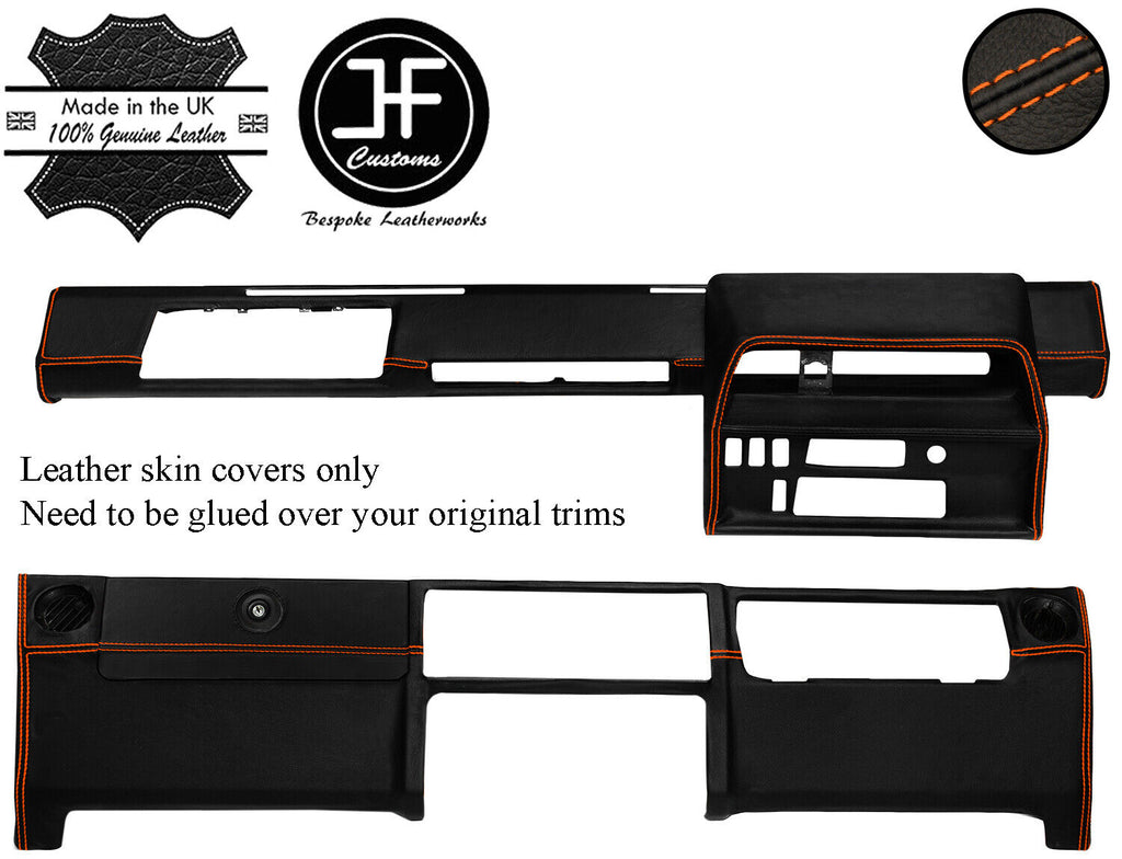 ORANGE STITCH DASH DASHBOARD KIT LEATHER COVERS FOR MERCEDES G CLASS WAGON W460