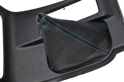 FITS TOYOTA 4 RUNNER 4WD 4X4 96-02 SHIFT BOOT blue stitch CUSTOM NEW MADE IN UK