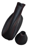 RED STITCH FITS BMW E46 SMG 3 SERIES 1999-2005 LEATHER GEAR HANDBRAKE CUSTOM NEW