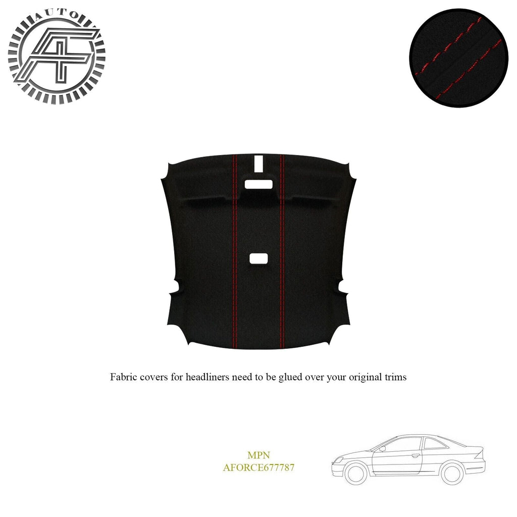 LUXE SUEDE HEADLINER COVER FOR HONDA CIVIC MK7 2 DOOR COUPE 2001-2006
