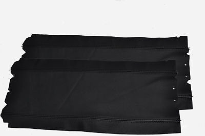 FITS HONDA NSX SIDE STEPS COVERS LEATHER 91-2005 BLACK ST CUSTOM NEW MADE IN UK