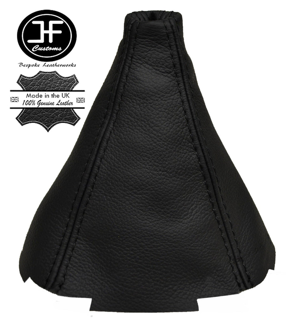 BLACK STITCHING REAL LEATHER MANUAL GEAR GAITER FITS HONDA PRELUDE 1997-2002