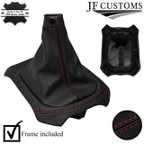 D RED STITCH GEAR GAITER+SURROUND COVER+PLASTIC FRAMES FOR JEEP RENEGADE 14-19