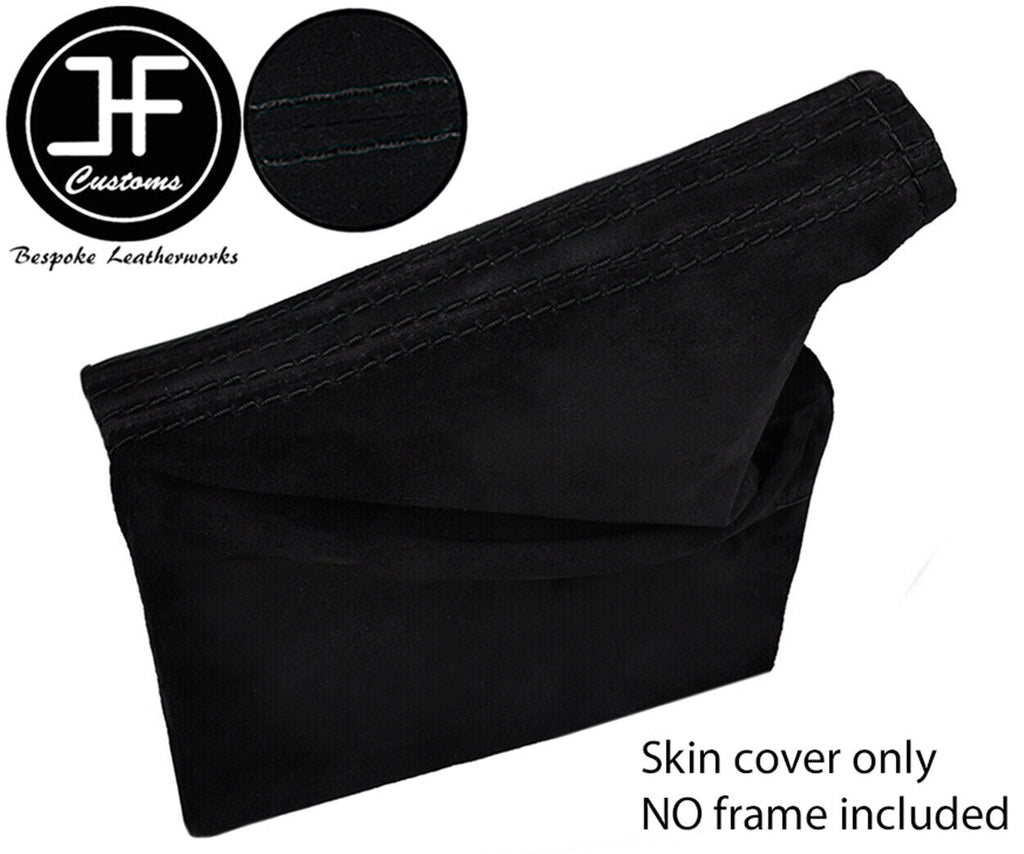 BLACK STITCH LUXE SUEDE HANDBRAKE GAITER FITS TOYOTA JZX 100 CHASER 1996-2000