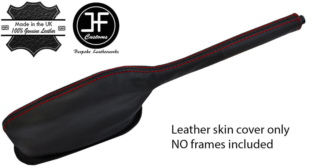 RED STITCH REAL LEATHER HANDBRAKE GAITER FITS BMW E3 1968-1977 CUSTOM NEW