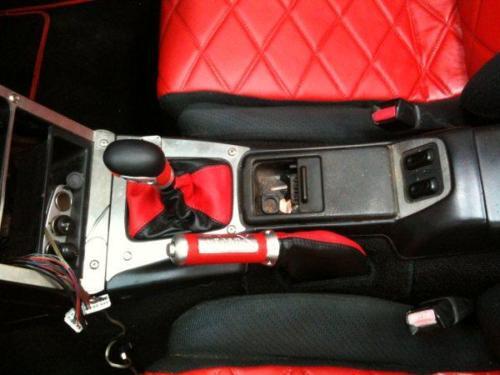 FITS MAZDA MX5 MK1 OR MK2 RED BLACK GEAR & HANDBRAKE QUALITY CUSTOM NEW