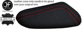 RED  STITCH CENTER CONSOLE SIDE TRIM LEATHER COVERS FITS BMW F20 F21 10-16