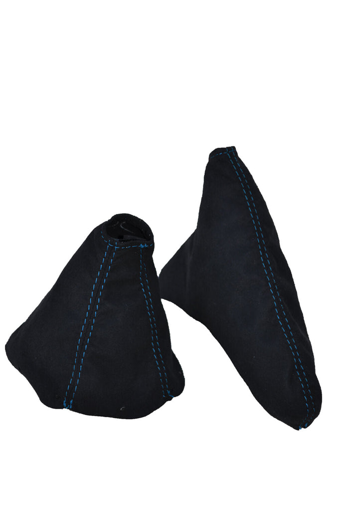 BLUE STITCH FITS TOYOTA SUPRA MKIV MK4 1993-2002 PU SUEDE GEAR HANDBRAKE