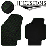 GREEN DIAMOND STITCH VINYL 4X TAILORED FLOOR CARPETS FOR KIA RIO 2005-2010 JF1