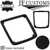 BLACK ITALIAN LEATHER GEAR TRIM COVER + FRAME FOR FORD FOCUS MK2 05-11