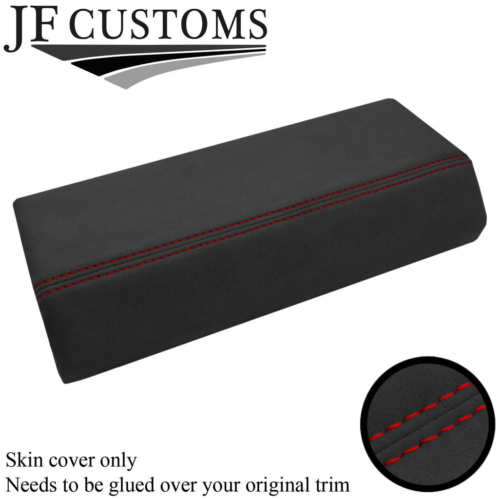 RED STITCH PASSENGER SIDE DASH TRIM DARK GREY SUEDE COVER FOR DEFENDER 07-16