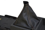 FITS ALFA ROMEO SZ 75 OR SPIDER MILANO GAITER beige stitch CUSTOM NEW MADE IN UK