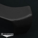 FOR MASERATI LEVANTE BLACK LEATHER COVERED UPPER STEERING COLUMN TRIM + FRAME